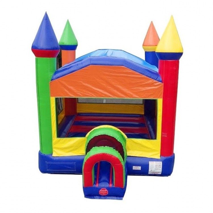 Bounce house with water slide in Tulsa